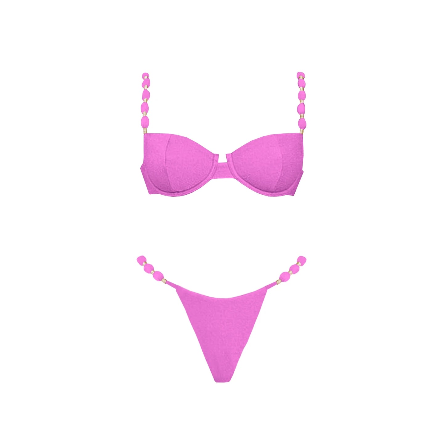 3Pcs Push Up Swimsuit With Long Skirt Sexy Women Swimwear Female Bikini V Neck Swimming Suit Shiny Bodysuit Beachwear Cover Up