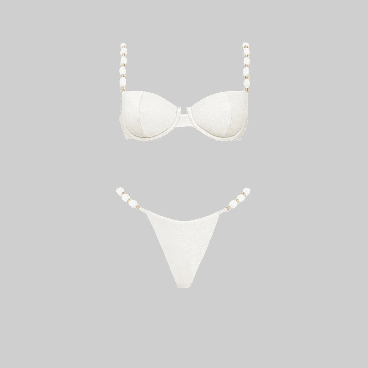 3Pcs Push Up Swimsuit With Long Skirt Sexy Women Swimwear Female Bikini V Neck Swimming Suit Shiny Bodysuit Beachwear Cover Up