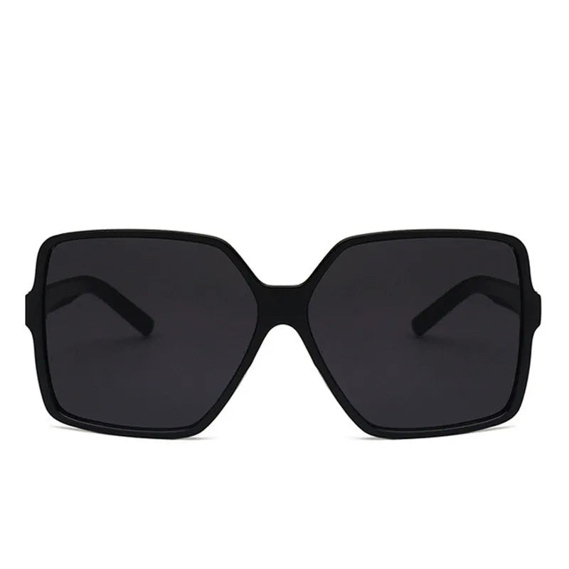 3PCS Brand Designer Fashion Oversized Sunglasses Women Plastic Female Big Frame Gradient Sun Glasses UV400 gafas de sol mujer