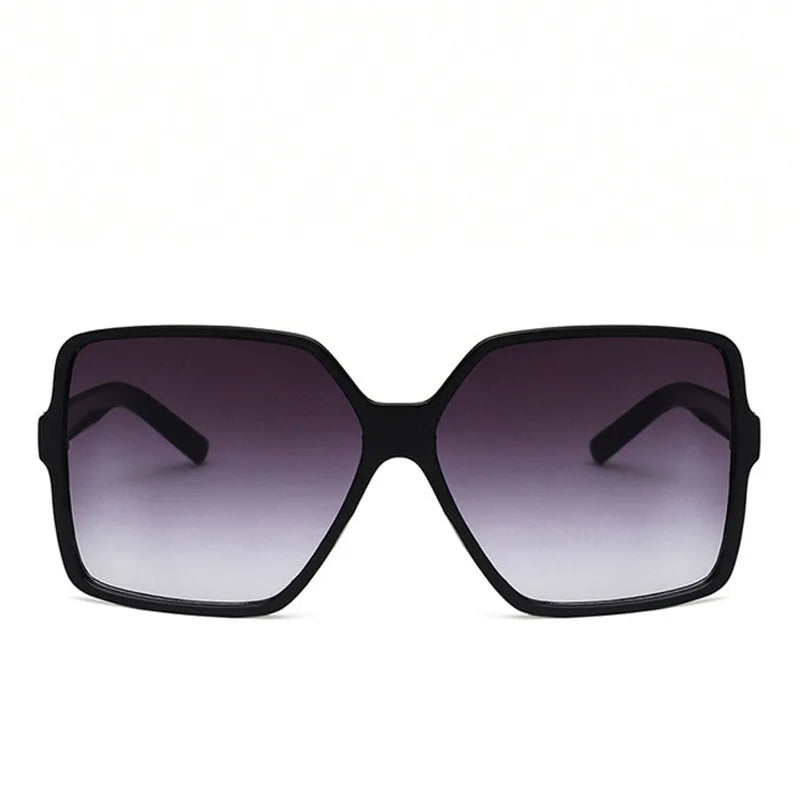 3PCS Brand Designer Fashion Oversized Sunglasses Women Plastic Female Big Frame Gradient Sun Glasses UV400 gafas de sol mujer